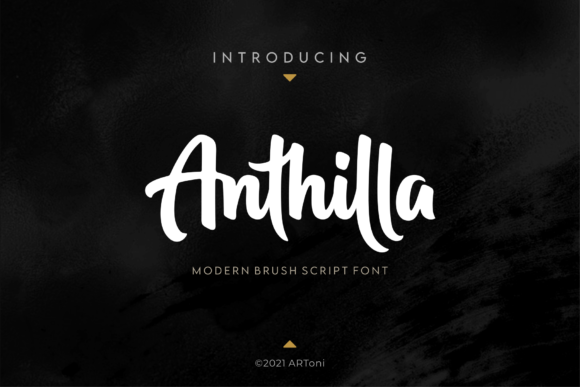 Anthilla: A Bold Script Font for Modern Branding