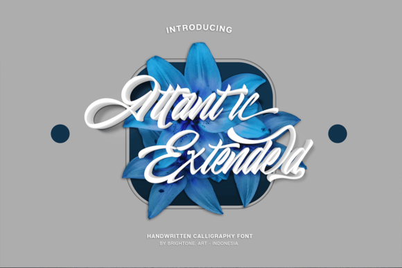 Atlantic Extended: A Script Font for Branding with Elegance