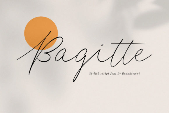 Bagitte: A Feminine Font for Digital Elegance