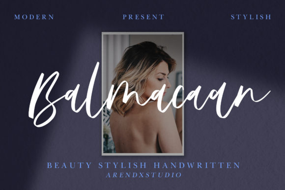 Balmacaan: A Handwritten Font for Branding Projects