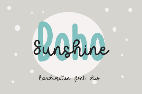 Boho Sunshine Font for Branding That Feels Warm and Welcoming