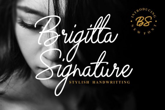 Brigitta Signature: A Handwritten Font That Elevates Digital Design
