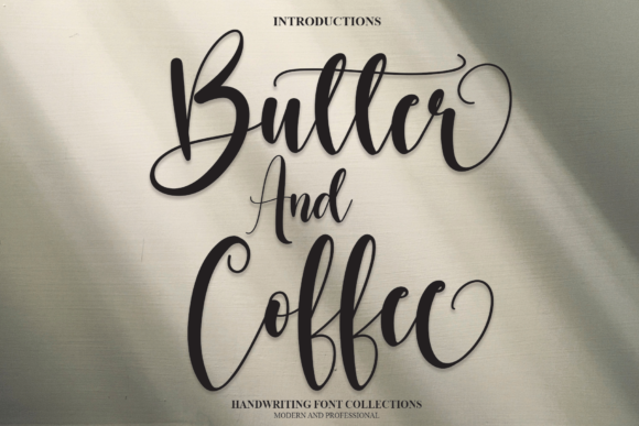 Butter and Coffee: A Handwritten Font for Editorial Elegance