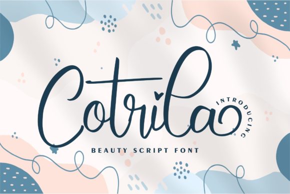 Cotrila: A Whimsical Font for Professional Branding