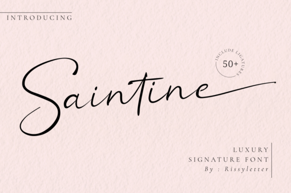 Discover the Grace of Saintine in Editorial Design
