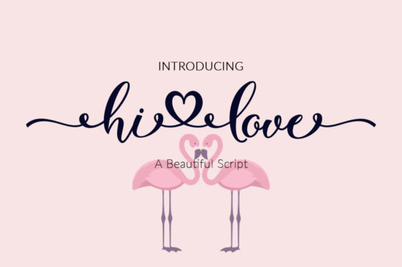 Hi Love: A Script Font for Editorial Elegance
