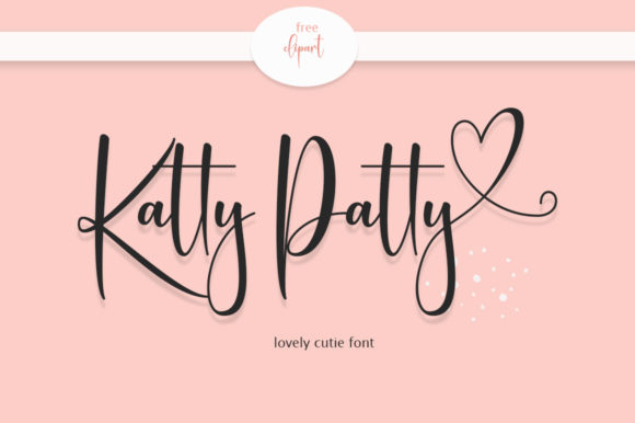 Katty Patty: A Delicate Script Font for Editorial Elegance