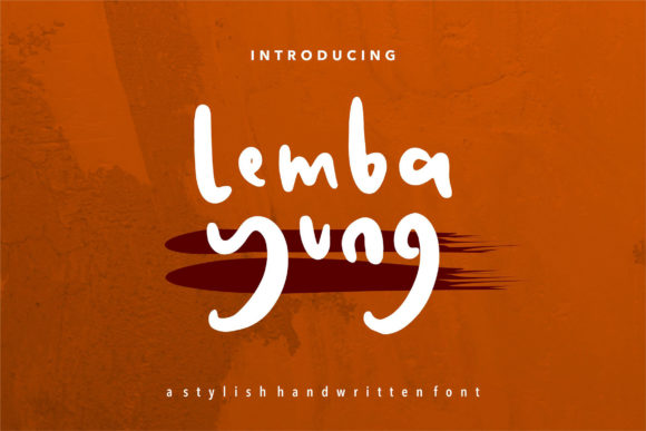 Lembayung Font for Handmade Creations