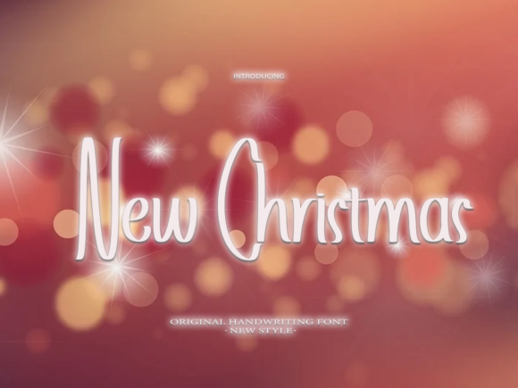 New Christmas Font for Holiday Marketing