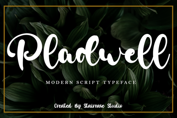 Pladwell: A Bold Handwritten Font for Modern Branding