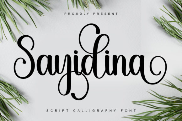 Sayidina: A Handwritten Font for Modern Web Design