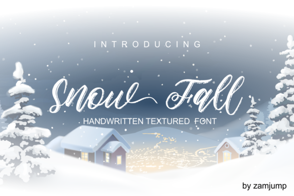 Snow Fall Font for Web Design