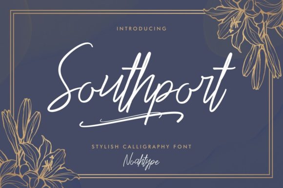 Southport: A Stylish Script Font for Editorial Elegance