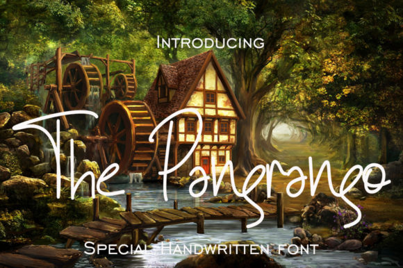 The Pangrango: A Handwritten Font for Modern Editorial Design