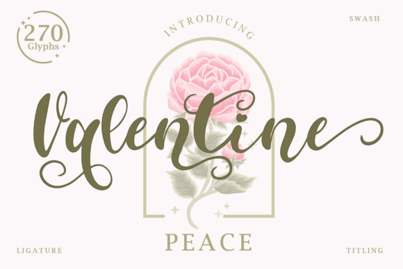 Valentine Peace Font for Modern Branding and Campaigns